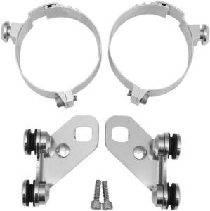 Custom Lower Deflector Mount Kit Silver, 1, nordicamoto.ro