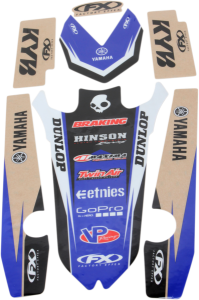 Trim Kit Graphics Black, Blue