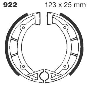Standard Brake Shoes, 1, nordicamoto.ro