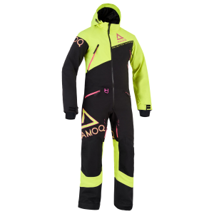 AMOQ Eclipse V2 W's Monosuit 20K Black/HiVis/Pink XS