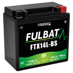 Fulbat FTX14L-BS motorkerékpár-gélakkumulátor, nordicamoto.ro