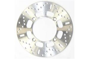 Round D-series Fixed Offroad Brake Rotor Silver, Stainless Steel, 1, nordicamoto.ro