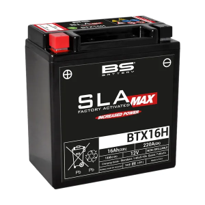 Sla Max Factory – Aktív AGM karbantartásmentes akkumulátor [60873] Fekete, nordicamoto.ro