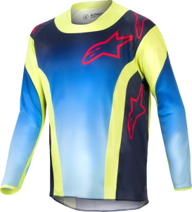 Tricou Copii Alpinestars Racer Hoen Blue, 2, nordicamoto.ro