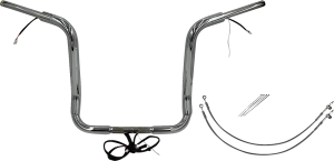 Plug & Play Ez Install 1-1/2(r) Round Top Handlebar Kit Silver, 1, nordicamoto.ro