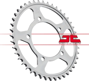 JT SPROCKETS Acél hátsó lánckerék, természetes felületű, 3, nordicamoto.ro