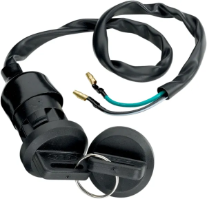 MOOSE RACING Universal Keyed On-off Lock Set Switch Black 