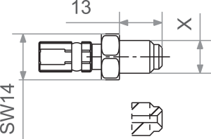 Varioflex Fitting Black, 1, nordicamoto.ro