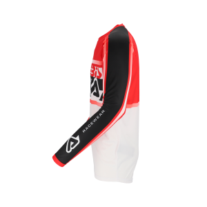 Acerbis Linear Lugo póló, fehér/piros, S-es méret, 2, nordicamoto.ro