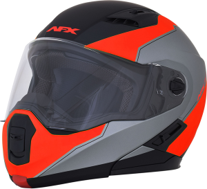 Helmet Fx111 M-blk/red Xl Gray, Red XL, 2, nordicamoto.ro