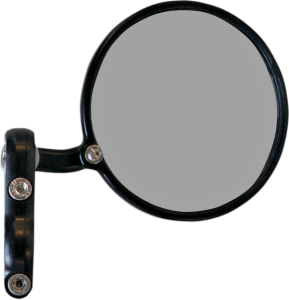 Hindsight Bar End Mirror Anodized Black, 1, nordicamoto.ro
