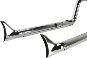 Bad Hombre Dual Exhaust System Chrome, 2, nordicamoto.ro