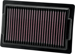 High-flow Air Filter Black, Red, 1, nordicamoto.ro