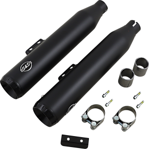 Grand National 50 State Slip-on Mufflers Guardian Black, 2, nordicamoto.ro