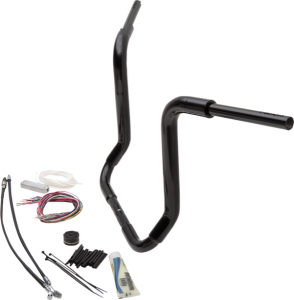 1-1/2(r) Ez Install Rounded Top Handlebar Kit Black, 3, nordicamoto.ro
