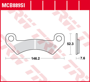 Si Series Sindered Off-road Brake Pads