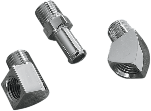 Chrome Motor Case Breather Fitting Chrome, Polished, 1, nordicamoto.ro