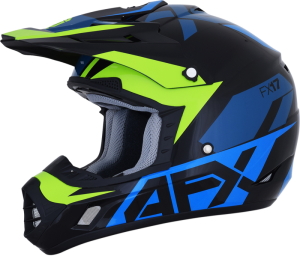 Fx-17 Aced Helmet Green, Blue, Black 