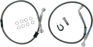 Cycleflex Two-line Racer Brake Line Kit Silver
