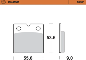 Roadpro Sinder fékbetét, első, 1, nordicamoto.ro