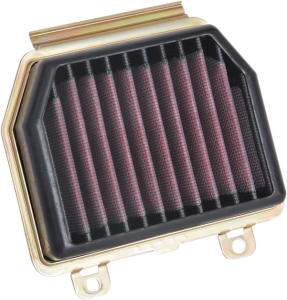 High-flow Air Filter Black, Red, 3, nordicamoto.ro