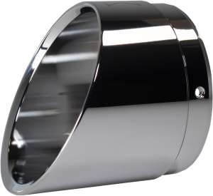 4-1/2(r) Endcap Chrome, Chrome Edge