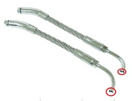 Sno-X jégkaparók drótmodell, 30,1 cm, karbid (pár)