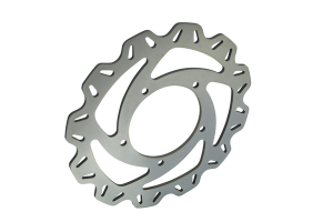 Vee-series Scooter Brake Rotor Silver, Stainless Steel, 1, nordicamoto.ro