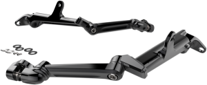 Driver Floorboard Highway Peg Mounts Black, 2, nordicamoto.ro