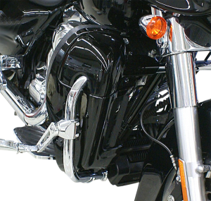 Vented Lower Leg Fairing Kit Black, 2, nordicamoto.ro