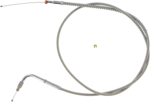 Stainless Steel Throttle/idle Cable Silver Standard, 1, nordicamoto.ro
