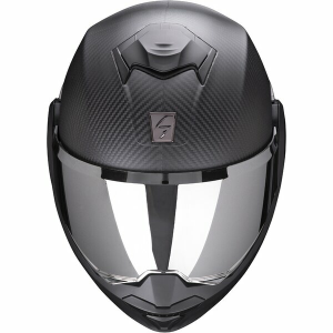 Casca modulara flip-back SCORPION EXO-TECH EVO SOLID CARBON Negru XXL, 2, nordicamoto.ro