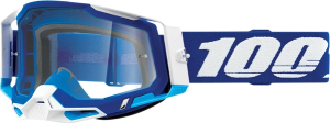 Ochelari 100% Racecraft 2 Blue Clear Lens ONE SIZE, 1, nordicamoto.ro
