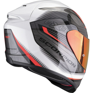 Casca integrala sport/touring SCORPION EXO-1400 EVO AIR ATTUNE Negru/Gri/Rosu XXL, 5, nordicamoto.ro