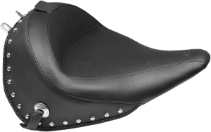 Wide Solo Seat With Removable Backrest Black, 1, nordicamoto.ro