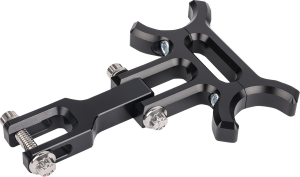 Gauge Relocation Bracket Black, Anodized