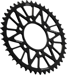 JT SPROCKETS Racelite alumínium hátsó lánckerék, fekete , nordicamoto.ro