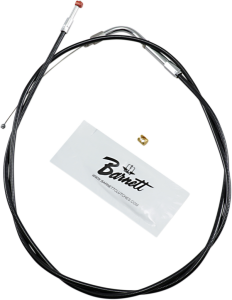 Black Vinyl Throttle/idle Cable Black +152 mm (6''), 1, nordicamoto.ro
