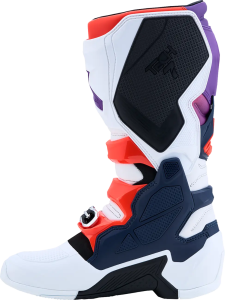 Alpinestars Tech 7 porvédő, Alb/Mov/Albastru, 38-as méret, 5, nordicamoto.ro