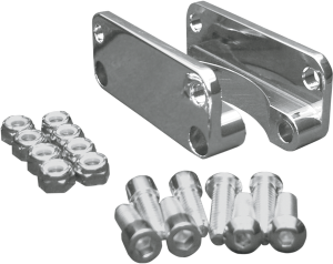 Front Fender Relocator Chrome
