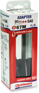 Charger Cable Adapter Black, 2, nordicamoto.ro