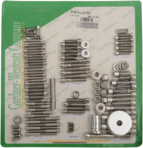 Bolt Kit Stainless Steel, Polished, 1, nordicamoto.ro