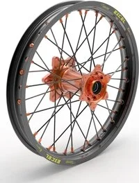 Elite Mx-en kerék, fekete küllők, fekete, narancssárga