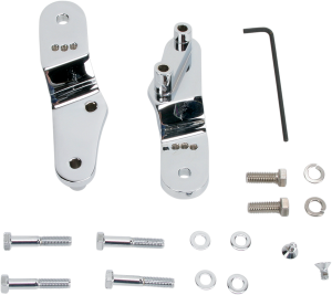 Passenger Floorboard Brackets Black