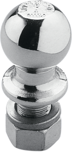 Trailer Hitch Ball Chrome