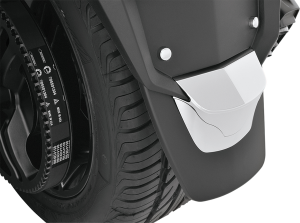 Rear Mudflap Extension Accent Black, Chrome, 1, nordicamoto.ro