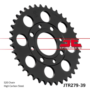 JT SPROCKETS hátsó lánckerék, fekete 