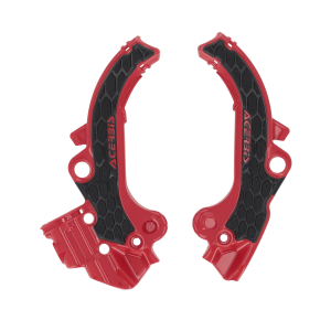 Acerbis X-Grip vázvédők a GasGas MC 65/Husqvarna TC 65/KTM SX 65 24'-27' modellekhez, piros/fekete, 1, nordicamoto.ro
