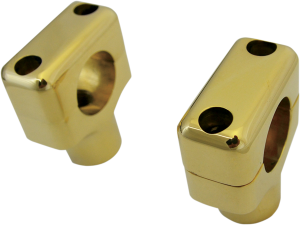 Brass Handlebar Riser Brass, 1, nordicamoto.ro