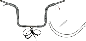 Plug & Play Ez Install 1-1/2(r) Round Top Handlebar Kit Silver, 3, nordicamoto.ro